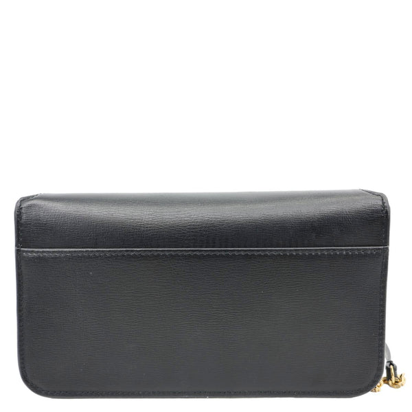 YVES SAINT LAURENT Classic Monogram Leather Crossbody Bag Black