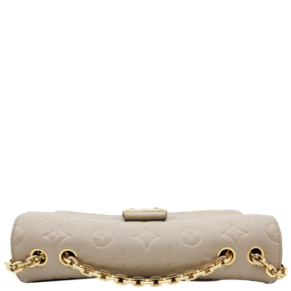 LOUIS VUITTON Marceau Monogram Empreinte Leather Shoulder Bag Beige