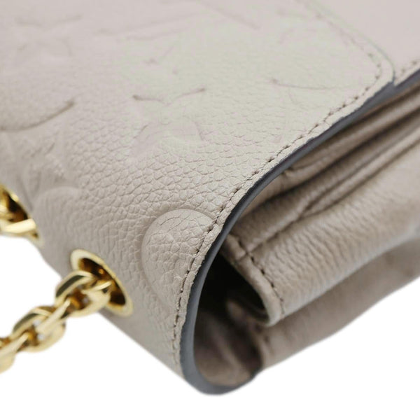 LOUIS VUITTON Marceau Monogram Empreinte Leather Shoulder Bag Beige