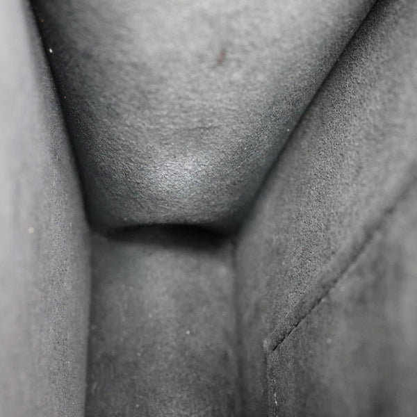 LOUIS VUITTON Dauphine Taurillon Leather Shoulder Bag Cream