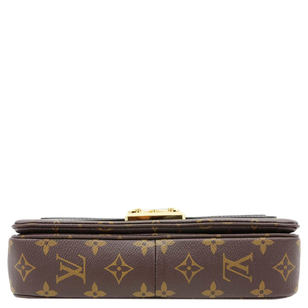 LOUIS VUITTON Marceau Monogram Canvas Chain Shoulder Bag Black