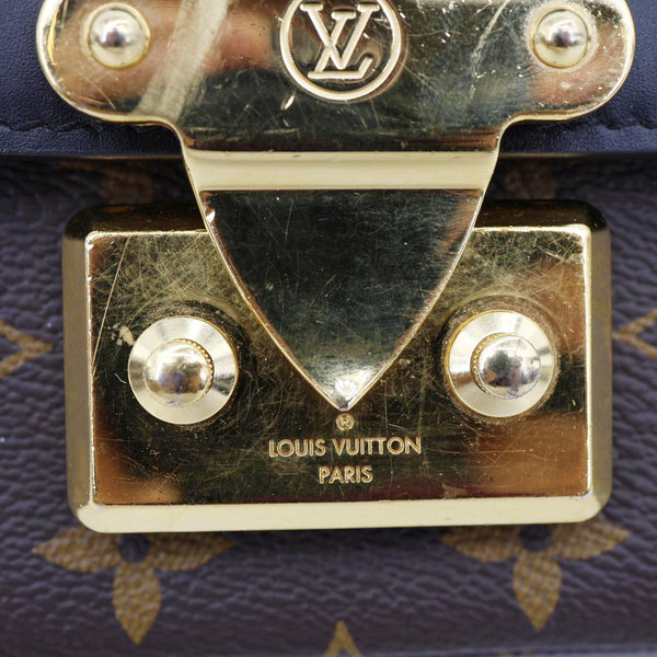 LOUIS VUITTON Marceau Monogram Canvas Chain Shoulder Bag Black