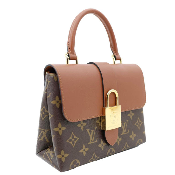 LOUIS VUITTON Locky BB Monogram Canvas Shoulder Bag Brown