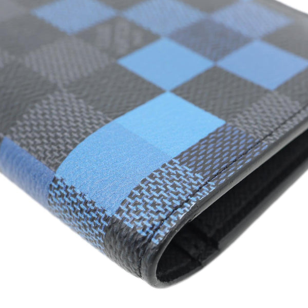 LOUIS VUITTON Brazza Damier Graphite Pixel Wallet Black