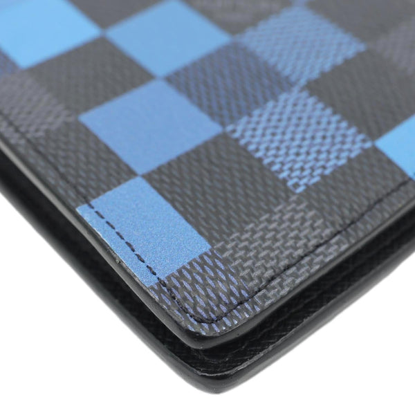 LOUIS VUITTON Brazza Damier Graphite Pixel Wallet Black