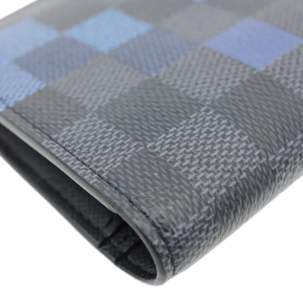 LOUIS VUITTON Brazza Damier Graphite Pixel Wallet Black