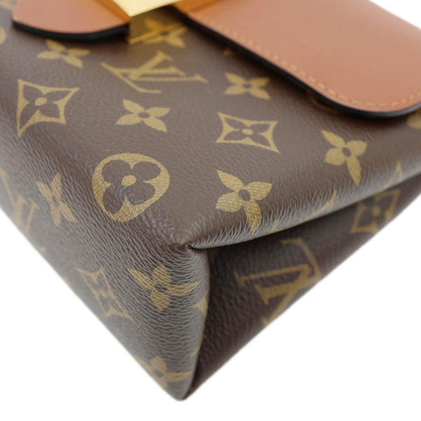 LOUIS VUITTON Locky BB Monogram Canvas Shoulder Bag Brown