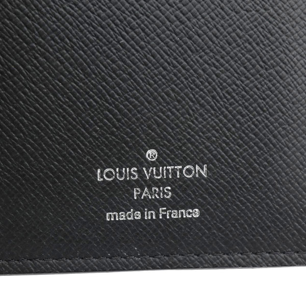 LOUIS VUITTON Brazza Damier Graphite Pixel Wallet Black