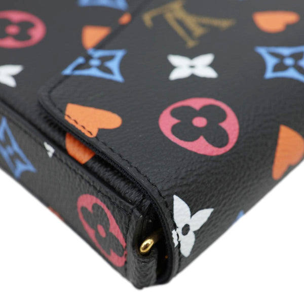 LOUIS VUITTON Pochette Felicie Game On Canvas Crossbody Bag Multicolor