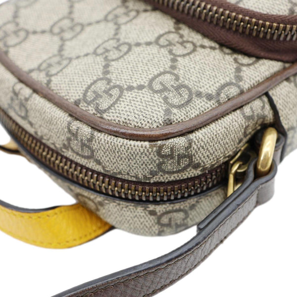 Gucci Neo Vintage Mini GG Supreme Canvas Crossbody Bag Beige 658556