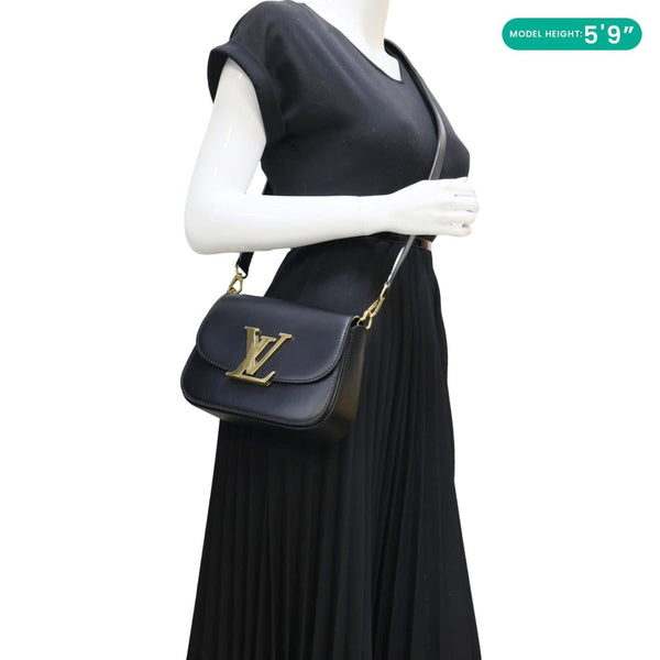 LOUIS VUITTON Vivienne NM Smooth Calfskin Leather Shoulder Bag Black