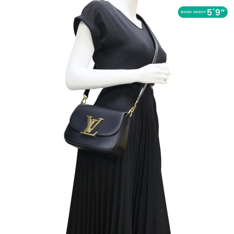 LOUIS VUITTON Vivienne NM Smooth Calfskin Leather Shoulder Bag Black