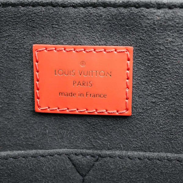 LOUIS VUITTON Onthego GM Crafty Monogram Empreinte Leather Shoulder Bag Cream