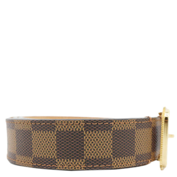 LOUIS VUITTON Tresor Damier Ebene Belt Brown 90/36