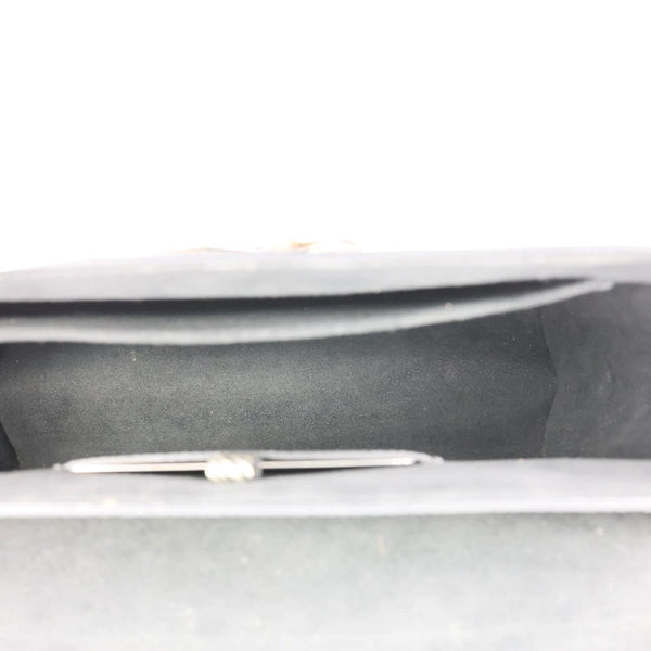 LOUIS VUITTON Twist MM Epi Leather Chain Shoulder Bag Silver