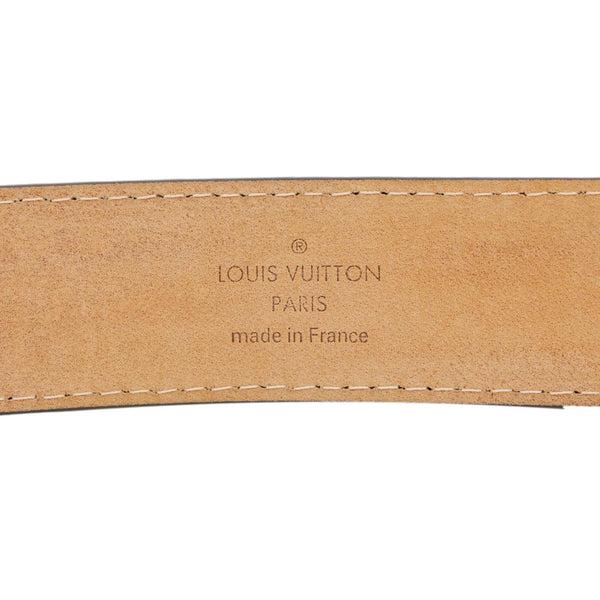 LOUIS VUITTON Tresor Damier Ebene Belt Brown 90/36