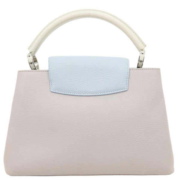 LOUIS VUITTON Capucines PM Taurillon Leather Crossbody Bag Tricolor