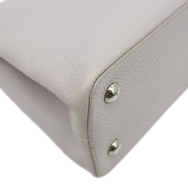 LOUIS VUITTON Capucines PM Taurillon Leather Crossbody Bag Tricolor