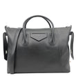 GIVENCHY Antigona Soft Leather Shoulder Bag Black
