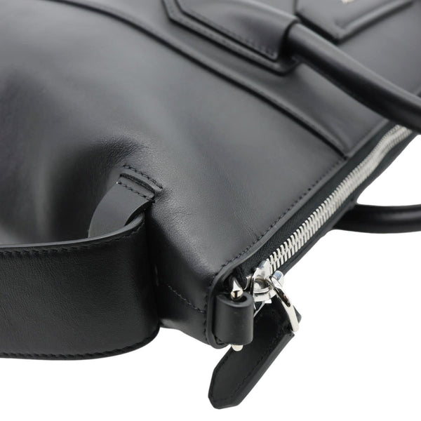 GIVENCHY Antigona Soft Leather Shoulder Bag Black