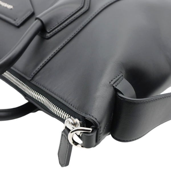 GIVENCHY Antigona Soft Leather Shoulder Bag Black