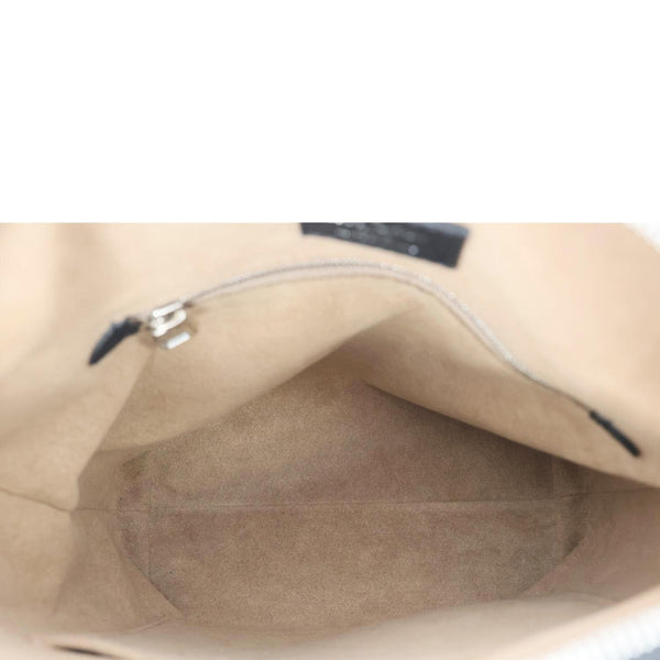 LOUIS VUITTON Babylone BB Mahina Leather Chain Shoulder Bag Black