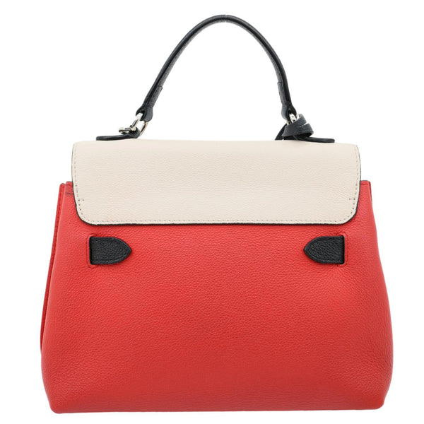 LOUIS VUITTON Lockme Ever Leather Crossbody Bag Red