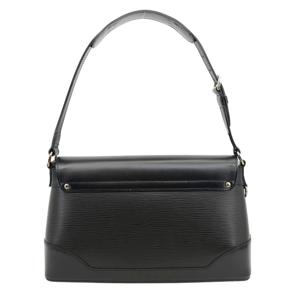 LOUIS VUITTON Bagatelle PM Epi Leather Shoulder Bag Black