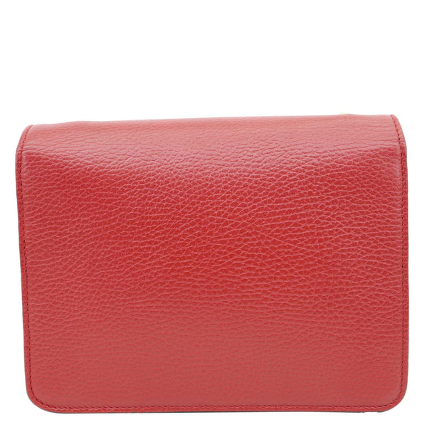 GUCCI Interlocking GG Small Dollar Calfskin Leather Crossbody Bag Red 510304