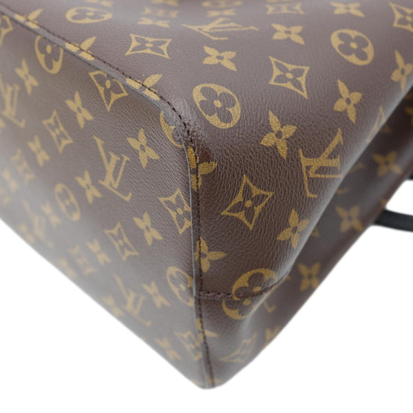 LOUIS VUITTON Neonoe MM Monogram Canvas Shoulder Bag Black
