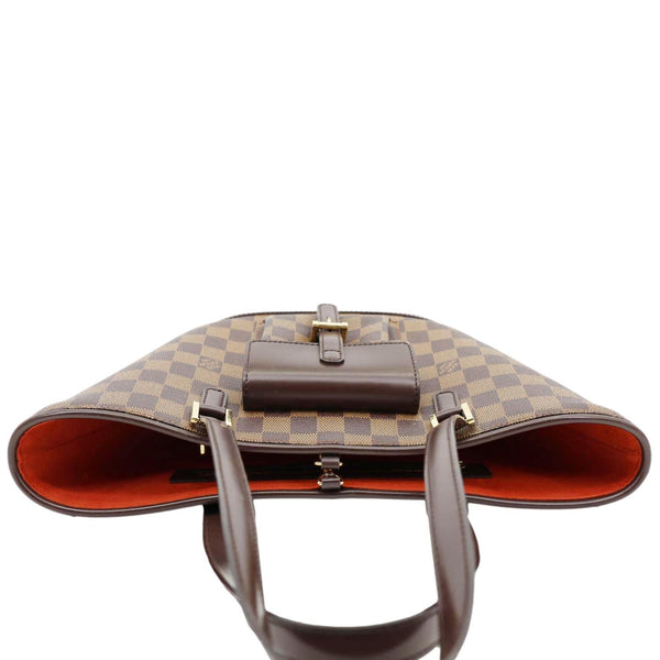 LOUIS VUITTON Manosque PM Damier Ebene Shoulder Bag Brown