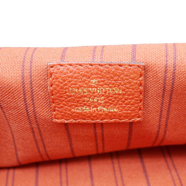 LOUIS VUITTON Citadine PM Empreinte Leather Shoulder Bag Aurore