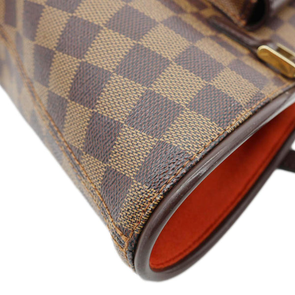 LOUIS VUITTON Manosque PM Damier Ebene Shoulder Bag Brown
