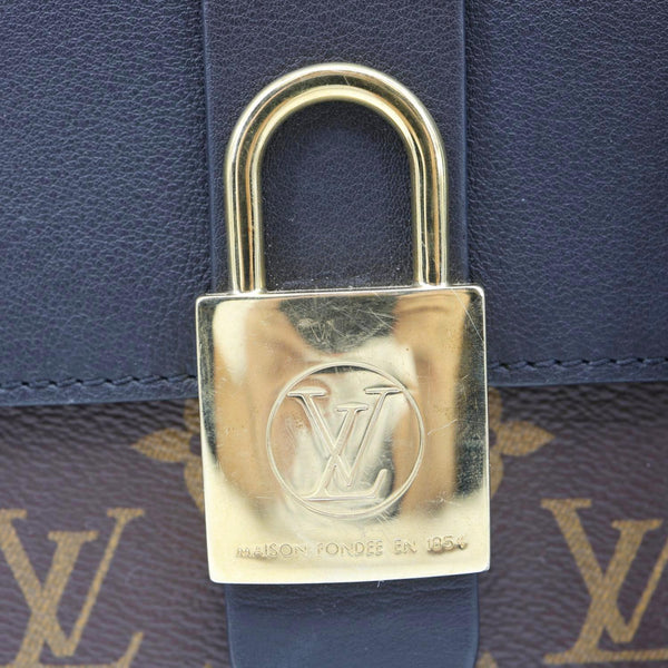 LOUIS VUITTON Locky BB Monogram Canvas Shoulder Bag Brown