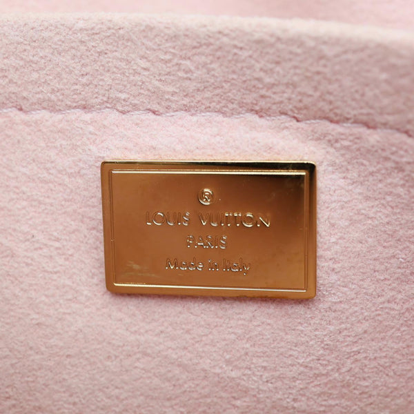 LOUIS VUITTON Spring Street Monogram Vernis Leather Shoulder Bag Rose Ballerine