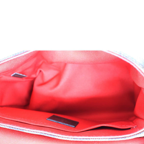 LOUIS VUITTON Croisette Damier Ebene Crossbody Bag Brown