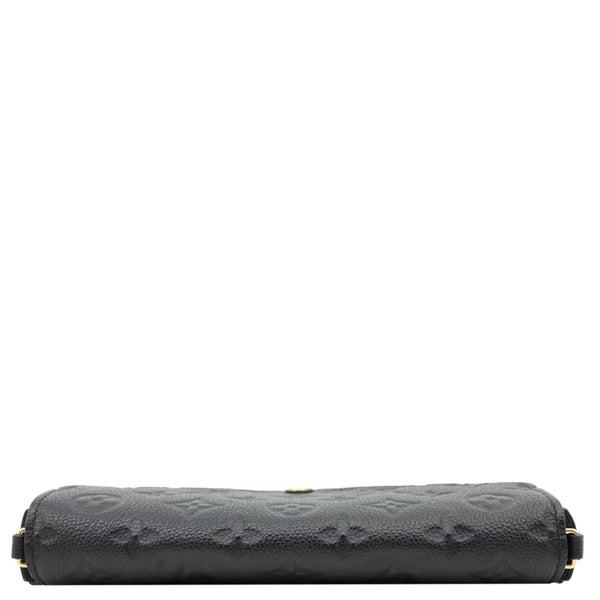 LOUIS VUITTON Felicie Pochette Monogram Empreinte Crossbody Bag Black