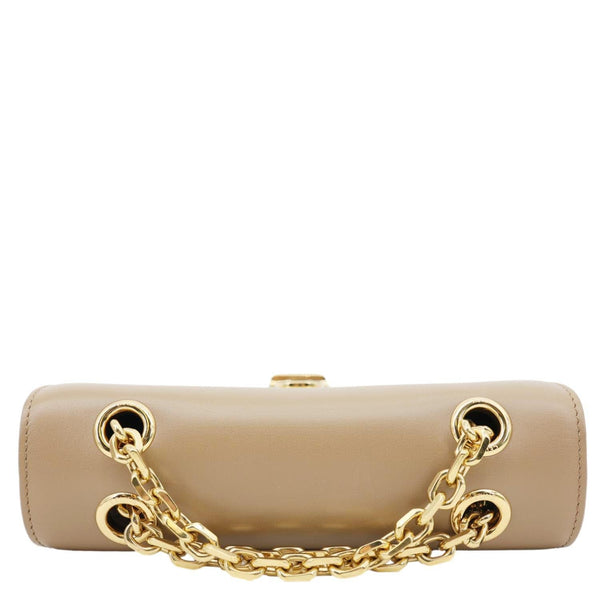 CELINE C Small Calfskin Leather Shoulder Bag Beige