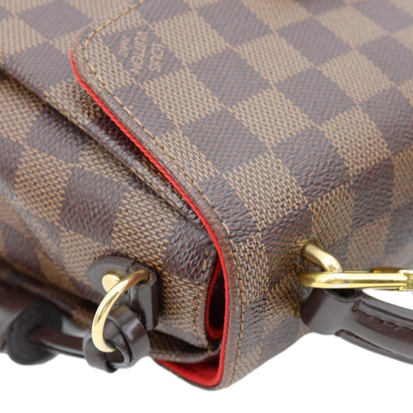LOUIS VUITTON Croisette Damier Ebene Crossbody Bag Brown