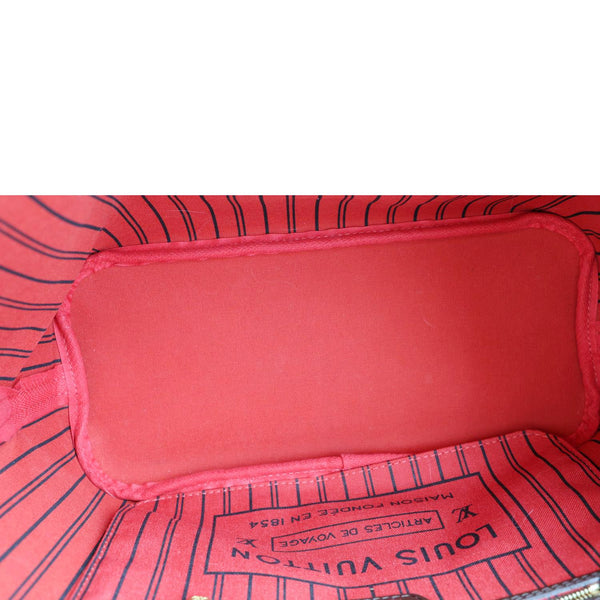 LOUIS VUITTON Neverfull PM Damier Ebene Shoulder Bag Brown