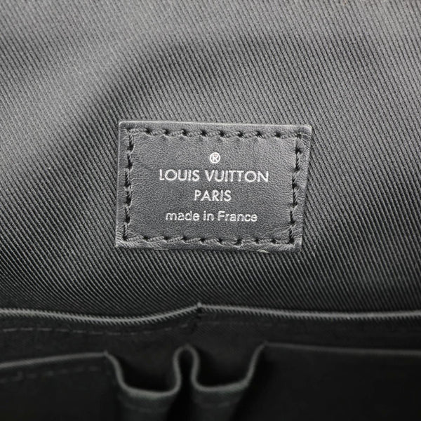 LOUIS VUITTON Christopher Monogram Macassar Messenger Bag Black