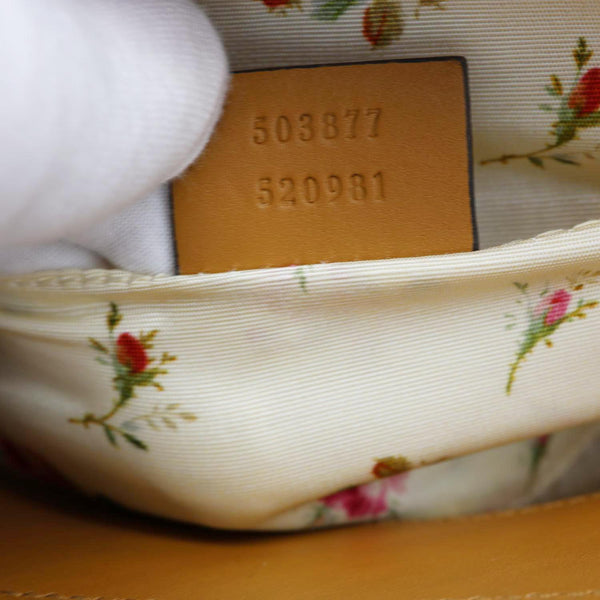 GUCCI Ophidia Small Raffia Elaphe Chain Shoulder Bag Beige 503877