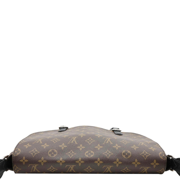 LOUIS VUITTON Christopher Monogram Macassar Messenger Bag Black