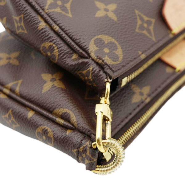 LOUIS VUITTON Multi Pochette Accessoires Monogram Canvas Crossbody Bag Brown