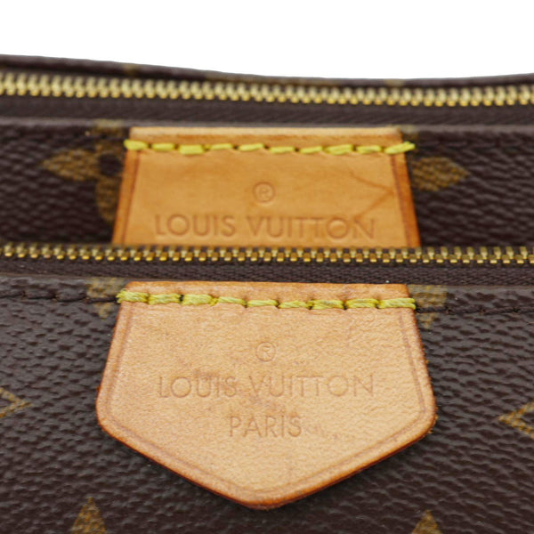 LOUIS VUITTON Multi Pochette Accessoires Monogram Canvas Crossbody Bag Brown