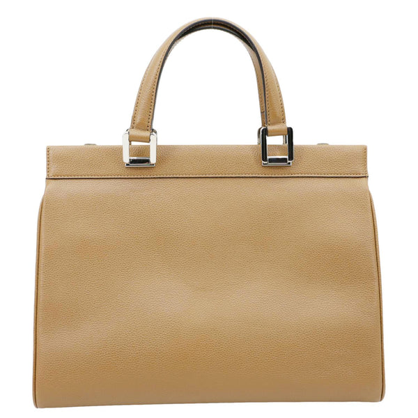 GUCCI Zumi Medium Leather Top Handle Shoulder Bag Brown 564714