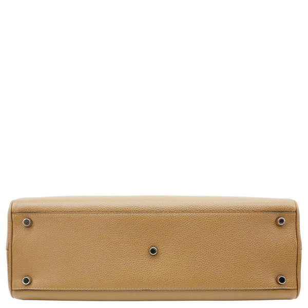 GUCCI Zumi Medium Leather Top Handle Shoulder Bag Brown 564714