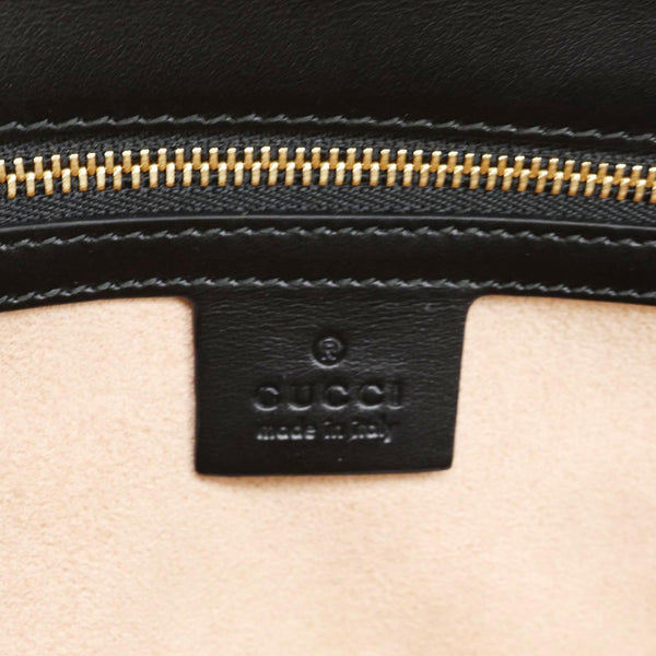 GUCCI Padlock Medium GG Supreme Canvas Shoulder Bag Beige 432679