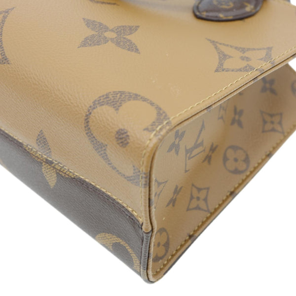 LOUIS VUITTON Onthego PM Giant Monogram Reverse Canvas Shoulder Bag Brown