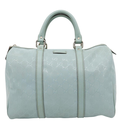 GUCCI Joy Medium GG Imprime Boston Bag Light Blue 193603